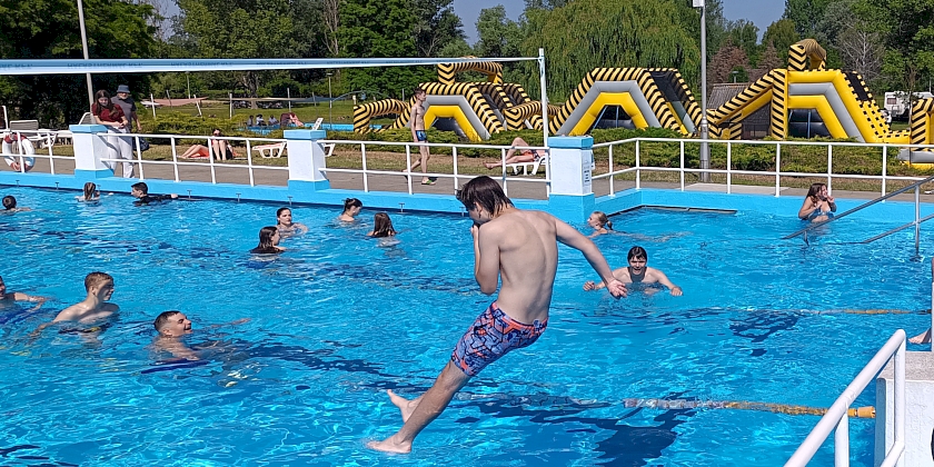 Vidám vizes tanévzáró