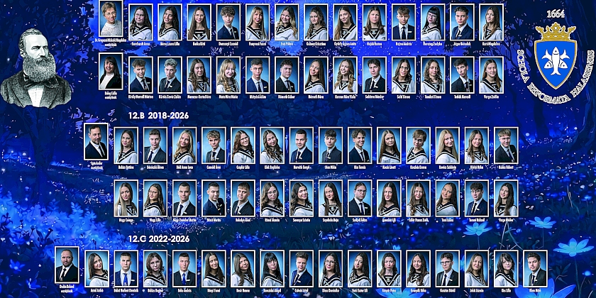 Elkészült a végzős diákok tablója